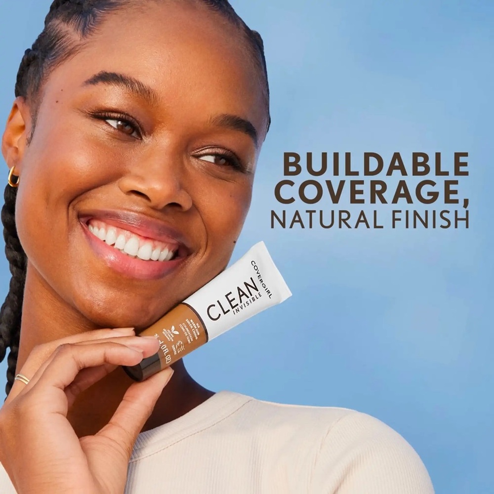 COVERGIRL Clean Invisible Foundation - Golden Caramel, NEW - Picture 5 of 9